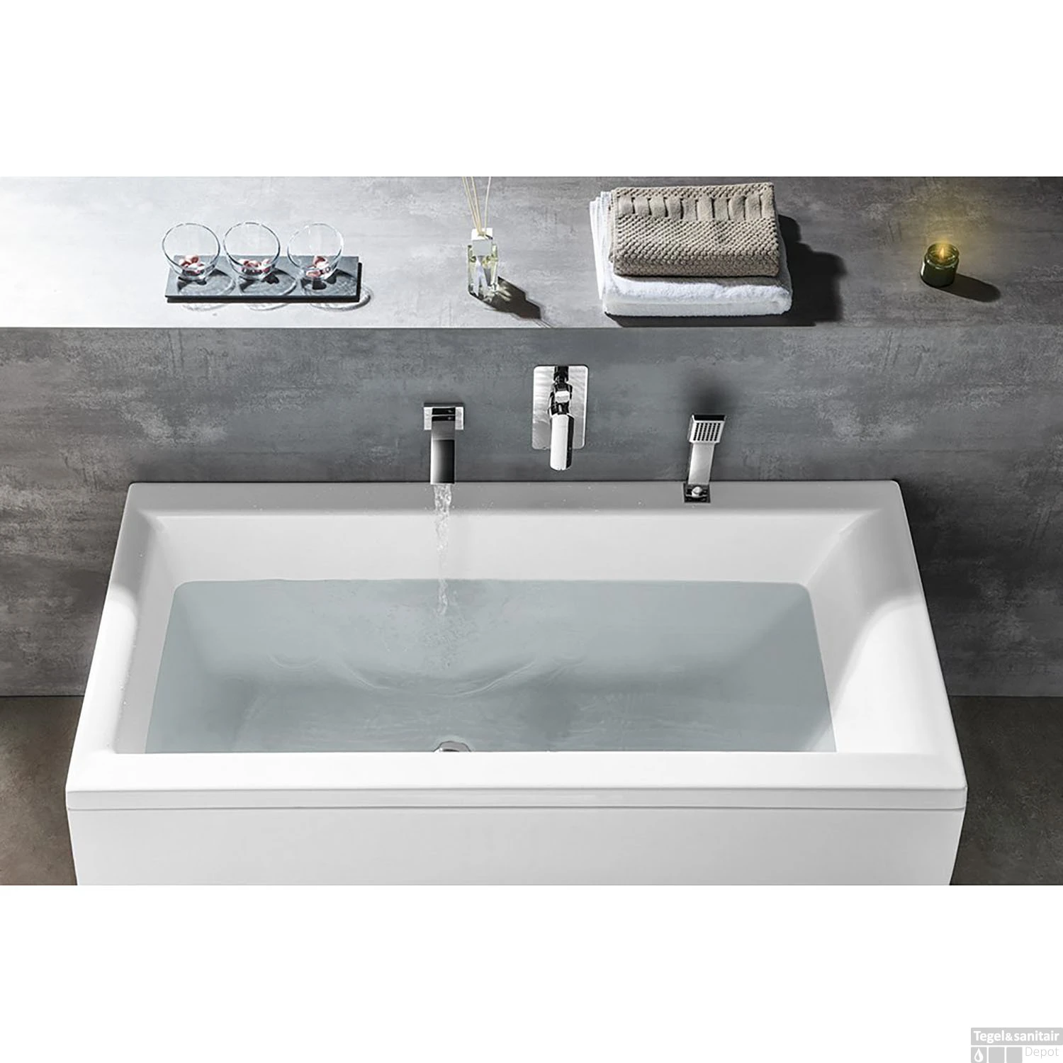 Ligbad Polysan Cleo Inbouw 170x70x48 Cm Wit 1 Ligbad Polysan Cleo Inbouw 170x70x48 Cm Wit