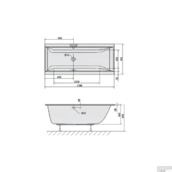 Ligbad Polysan Cleo Slim Inbouw 170x70x48 Cm Wit -Zalig Baden Verkoopwinkel ligbad polysan cleo slim inbouw 170x70x48 cm wit sph74611s tech