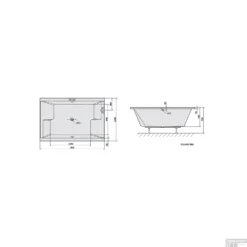 Ligbad Polysan Dupla Inbouw 180x120x54 Cm Wit -Zalig Baden Verkoopwinkel ligbad polysan dupla inbouw 180x120x54 cm wit sph13711 tech
