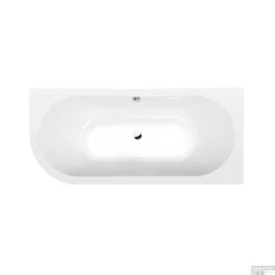 Ligbad Polysan Viva 170x75x60 Cm Asymmetrisch Rechts Zwart / Wit -Zalig Baden Verkoopwinkel ligbad polysan viva 170x75x60 cm asymmetrisch rechts zwart wit sph78119mb 6