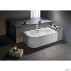 Ligbad Polysan Viva 180x75x60 Cm Asymmetrisch Rechts Wit