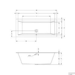 Ligbad Riho Lugo 160x70 Cm Wit -Zalig Baden Verkoopwinkel ligbad riho lugo 160x70 cm mat wit tech