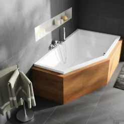 Ligbad Sanindusa Delta Compact Links 160x90 Cm Wit -Zalig Baden Verkoopwinkel ligbad sanindusa delta compact links 160x90 cm wit 2