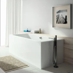 Ligbad Sanindusa Plan 170x75 Cm Acryl Wit -Zalig Baden Verkoopwinkel ligbad sanindusa plan acryl wit 1 3