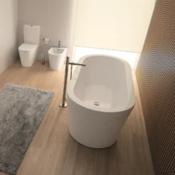 Ligbad Sanindusa Urb.y Vrijstaand 180x80 Cm Wit -Zalig Baden Verkoopwinkel ligbad sanindusa urb.y vrijstaand 180x80 cm wit sfeer4