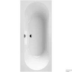Ligbad Villeroy & Boch Oberon Duobad Quarel 170x75 Met Poten Inclusief Overloopcombinatie Wit Alpin