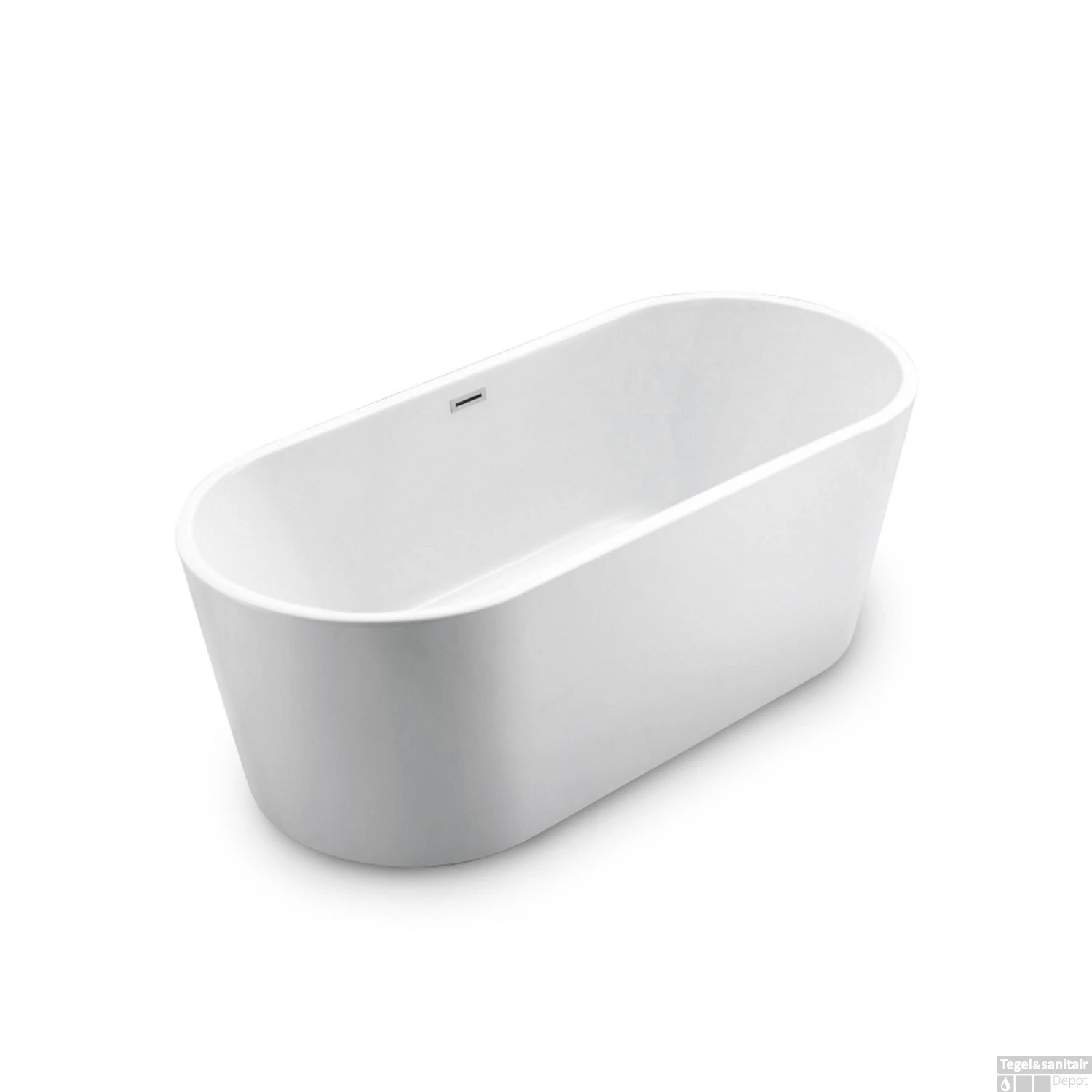 Ligbad Vrijstaand Boss & Wessing 170x80x59 Cm Inclusief Overloop Wit 2 Ligbad Vrijstaand Boss & Wessing 170x80x59 Cm Inclusief Overloop Wit - Afbeelding 2