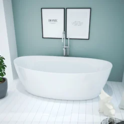 Ligbad Vrijstaand Boss & Wessing 170x80x64 Cm Wit -Zalig Baden Verkoopwinkel ligbad vrijstaand boss wessing 170x85x56 cm wit detail1