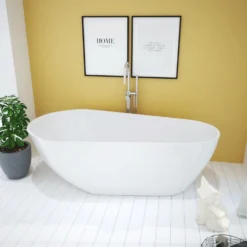 Ligbad Vrijstaand Boss & Wessing 173x85x56 Cm Wit -Zalig Baden Verkoopwinkel ligbad vrijstaand boss wessing 173x85x56 cm wit detail1