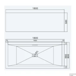 Ligbad Vrijstaand Ideavit Solidvitas 180x80x58 Cm Solid Surface Mat Wit -Zalig Baden Verkoopwinkel ligbad vrijstaand ideavit solidvitas 180x80x58 cm solid surface mat wit tec
