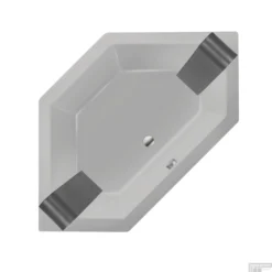 Ligbad Xenz Society 145 6-hoekig 145x145x50 Cm Inbouw Acryl Cement