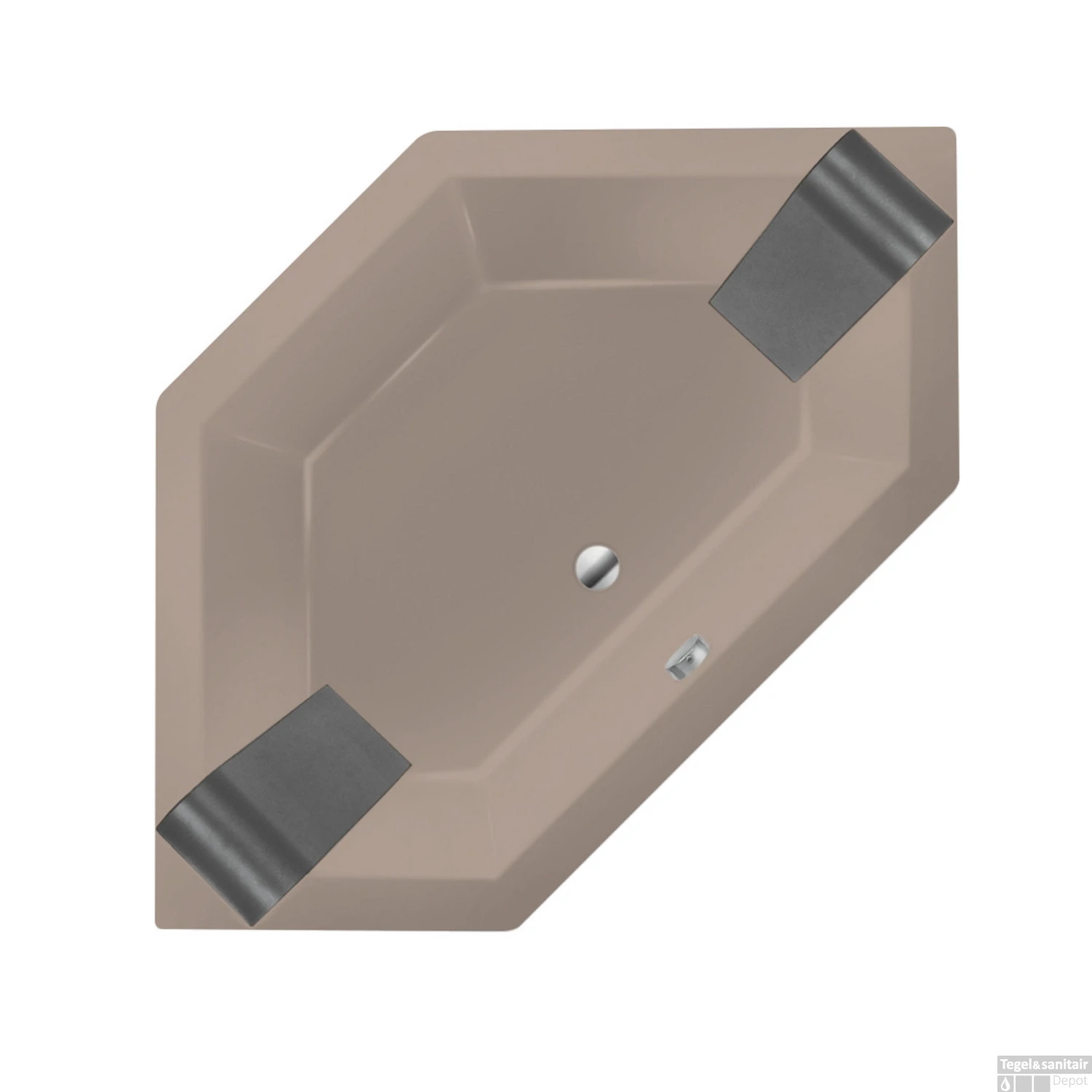 Ligbad Xenz Society 145 6-hoekig 145x145x50 Cm Inbouw Acryl Klei 1 Ligbad Xenz Society 145 6-hoekig 145x145x50 Cm Inbouw Acryl Klei