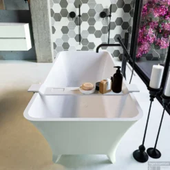 LUNDY Vrijstaand Bad 170x75cm Kleur Greey / Talc 15 LUNDY Vrijstaand Bad 170x75cm Kleur Greey / Talc -Zalig Baden Verkoopwinkel lundy 4 00005