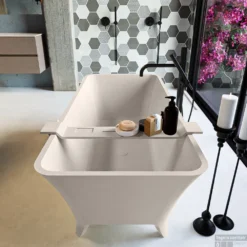 LUNDY Vrijstaand Bad 170x75cm Kleur Linen / Linen -Zalig Baden Verkoopwinkel lundy 4 00017