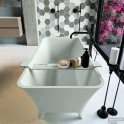 LUNDY Vrijstaand Bad 170x75cm Kleur Greey / Greey -Zalig Baden Verkoopwinkel lundy 4 00018