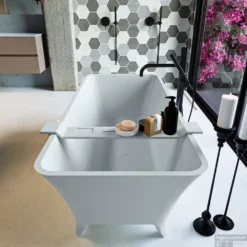 LUNDY Vrijstaand Bad 170x75cm Kleur Clay / Clay -Zalig Baden Verkoopwinkel lundy 4 00019