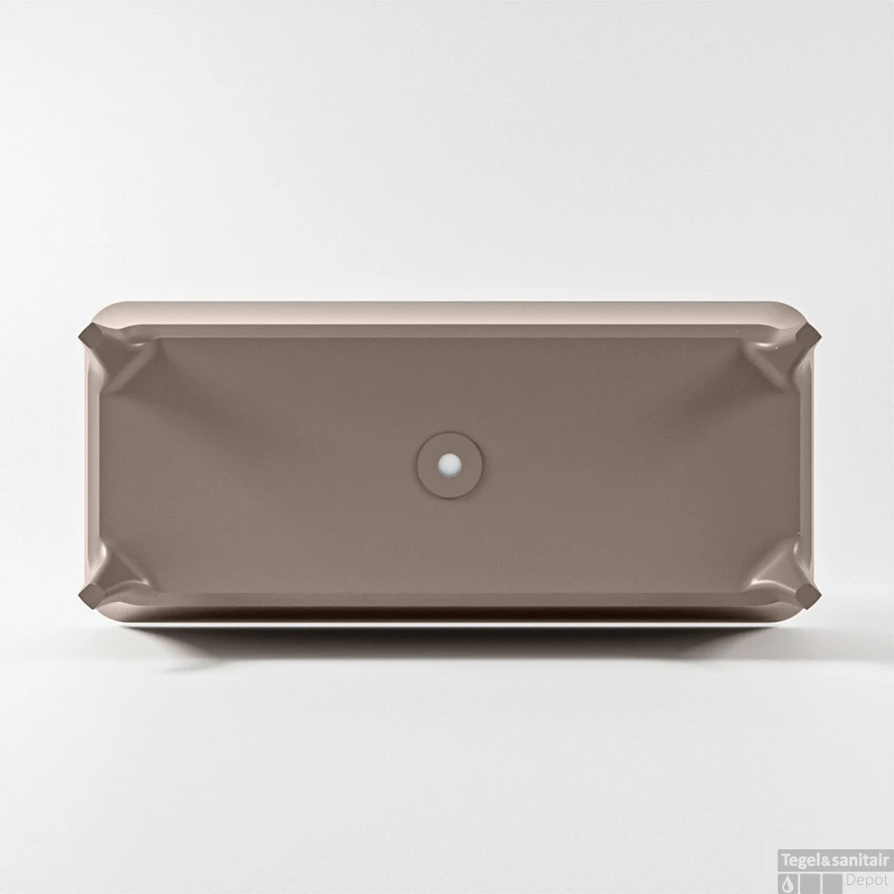 LUNDY Vrijstaand Bad 170x75cm Kleur Smoke / Talc 9 LUNDY Vrijstaand Bad 170x75cm Kleur Smoke / Talc - Afbeelding 9