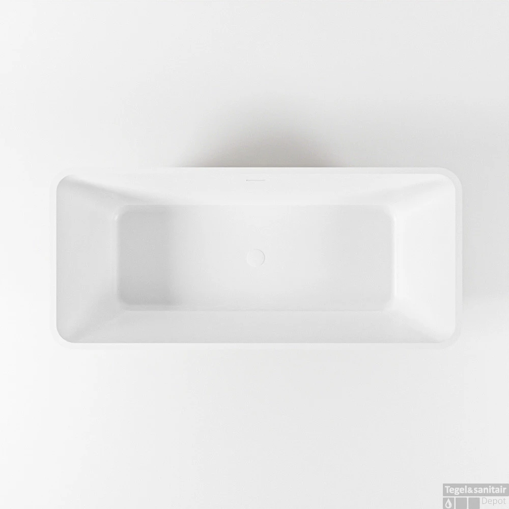 LUNDY Vrijstaand Bad 170x75cm Kleur Smoke / Talc 10 LUNDY Vrijstaand Bad 170x75cm Kleur Smoke / Talc - Afbeelding 10