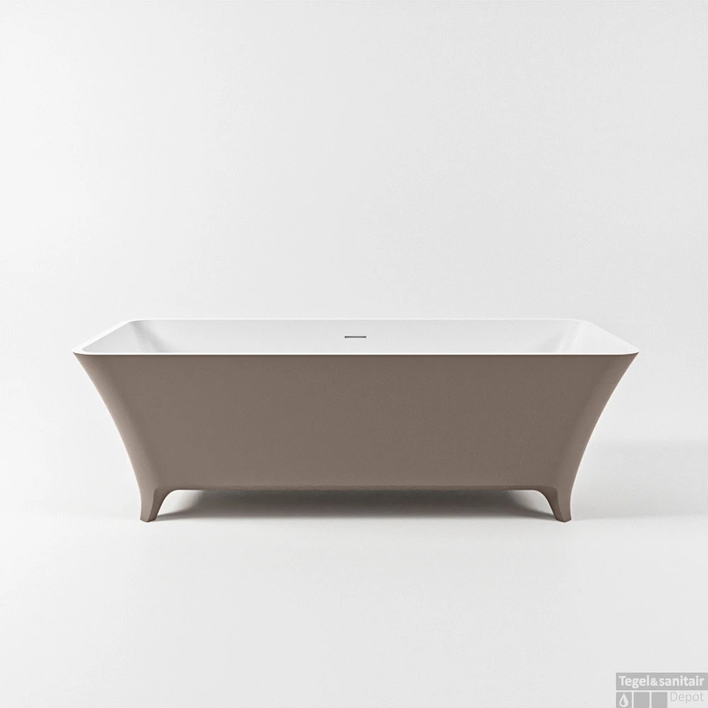 LUNDY Vrijstaand Bad 170x75cm Kleur Smoke / Talc 11 LUNDY Vrijstaand Bad 170x75cm Kleur Smoke / Talc - Afbeelding 11