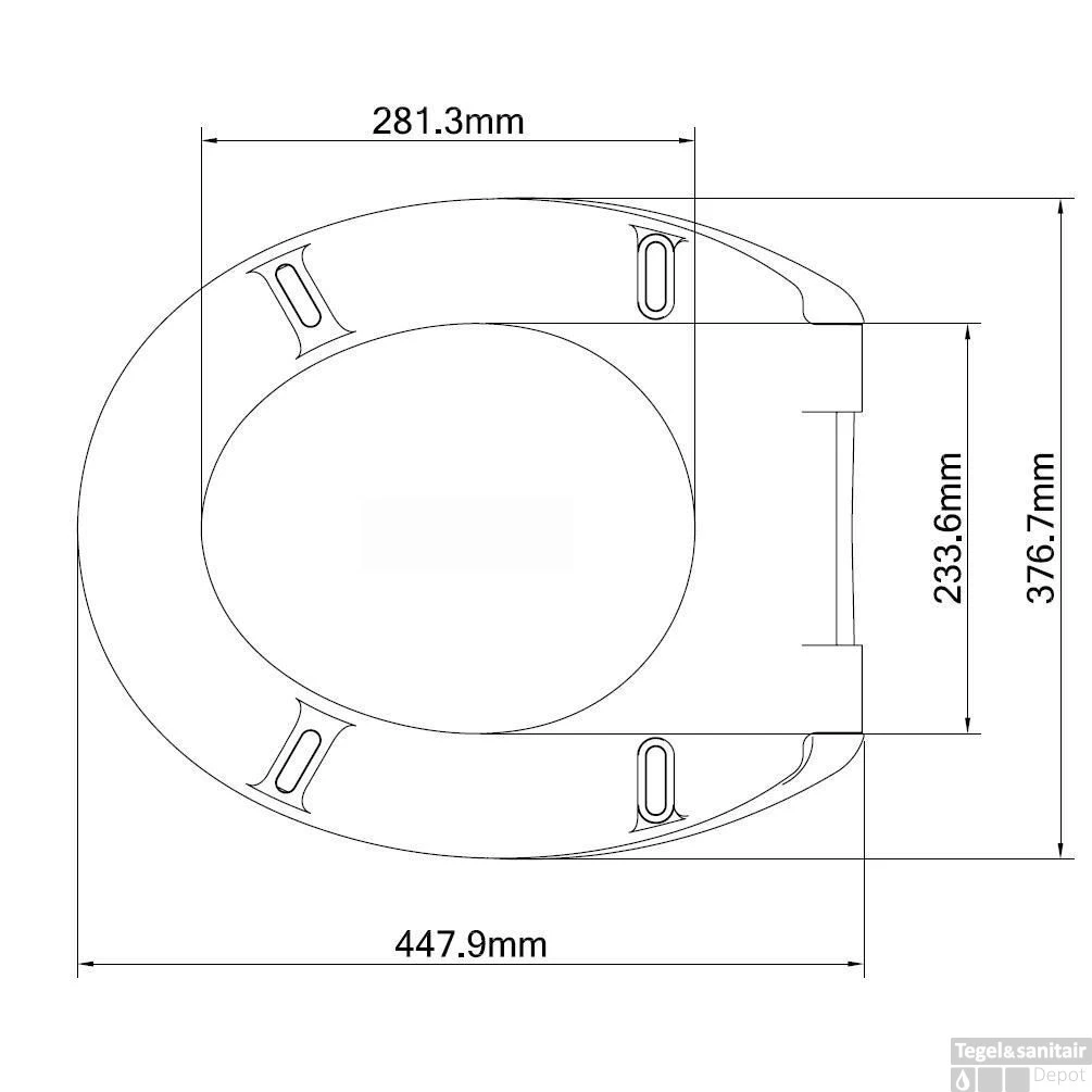Toiletzitting Universeel RVS Met Softclose & Quickrelease 4 Toiletzitting Universeel RVS Met Softclose & Quickrelease - Afbeelding 4