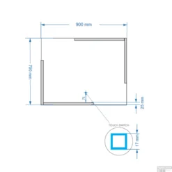 Badkamerspiegel Gliss Design Melite 90x70 Cm Met LED 5 Badkamerspiegel Gliss Design Melite 90x70 Cm Met LED -Zalig Baden Verkoopwinkel melite 90x70cm
