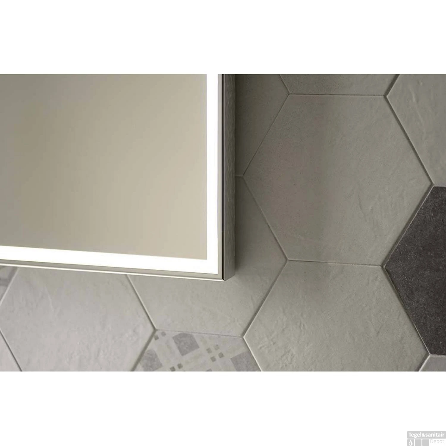 Badkamerspiegel Sapho Luminar 70.3x50.3 Cm LED-Verlichting Frame Chroom 5 Badkamerspiegel Sapho Luminar 70.3x50.3 Cm LED-Verlichting Frame Chroom - Afbeelding 5