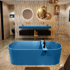 NOBLE Vrijstaand Bad 180x75cm Kleur Jeans / Jeans -Zalig Baden Verkoopwinkel noble 2 00026