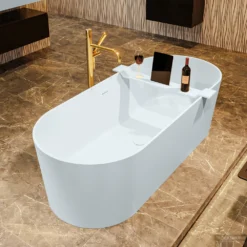 NOBLE Vrijstaand Bad 180x75cm Kleur Clay / Clay -Zalig Baden Verkoopwinkel noble 3 00019