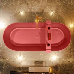 NOBLE Vrijstaand Bad 180x75cm Kleur Fire / Fire -Zalig Baden Verkoopwinkel noble 4 00025