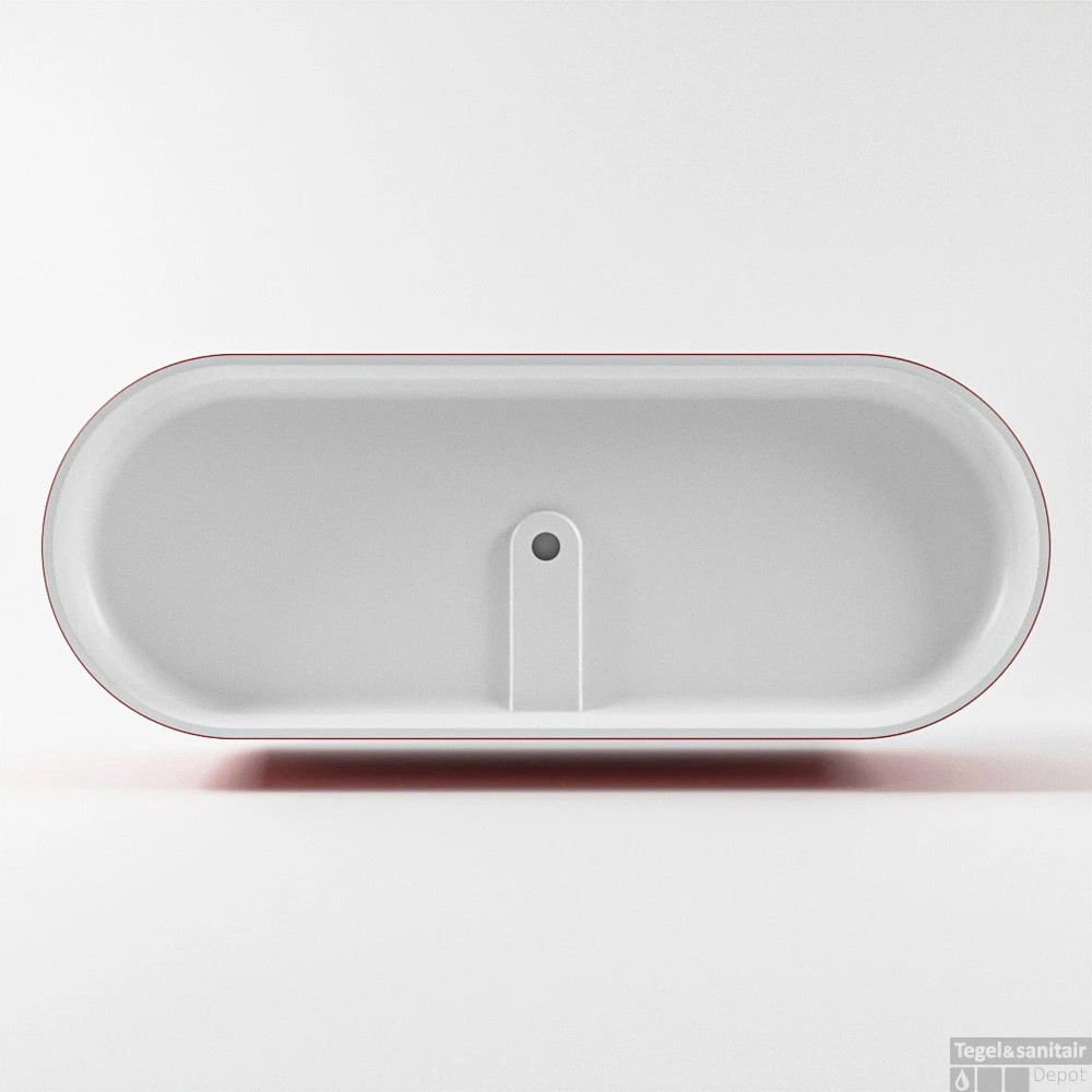 NOBLE Vrijstaand Bad 180x75cm Kleur Fire / Talc 7 NOBLE Vrijstaand Bad 180x75cm Kleur Fire / Talc - Afbeelding 7