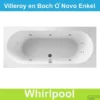 Ligbad Villeroy & Boch O.novo 190x90 Cm Balboa Whirlpool Systeem Enkel