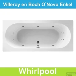 Ligbad Villeroy & Boch O.novo 190x90 Cm Balboa Whirlpool Systeem Enkel
