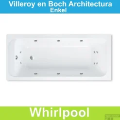 Ligbad Villeroy & Boch Architectura 170x80 Cm Balboa Whirlpool Systeem Enkel
