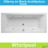 Ligbad Villeroy & Boch Architectura 180x80 Cm Balboa Whirlpool Systeem Enkel