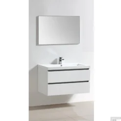 Badkamermeubelset Sanilux Trendline 100x47x50 Cm 1 Kraangat Grijs Eiken -Zalig Baden Verkoopwinkel onderkast sanilux trendline 100x47x50 cm grijs eiken shop 7