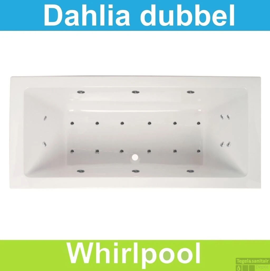 Whirlpool Boss & Wessing Dahlia 180x80 Cm Dubbel Systeem 1 Whirlpool Boss & Wessing Dahlia 180x80 Cm Dubbel Systeem