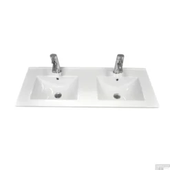 Badkamermeubelset Sanicare Q2 Twee Soft-Close Laden 120 Cm Grey-Wood (spiegel Optioneel) -Zalig Baden Verkoopwinkel q2 3 lades onderkast shop2 5