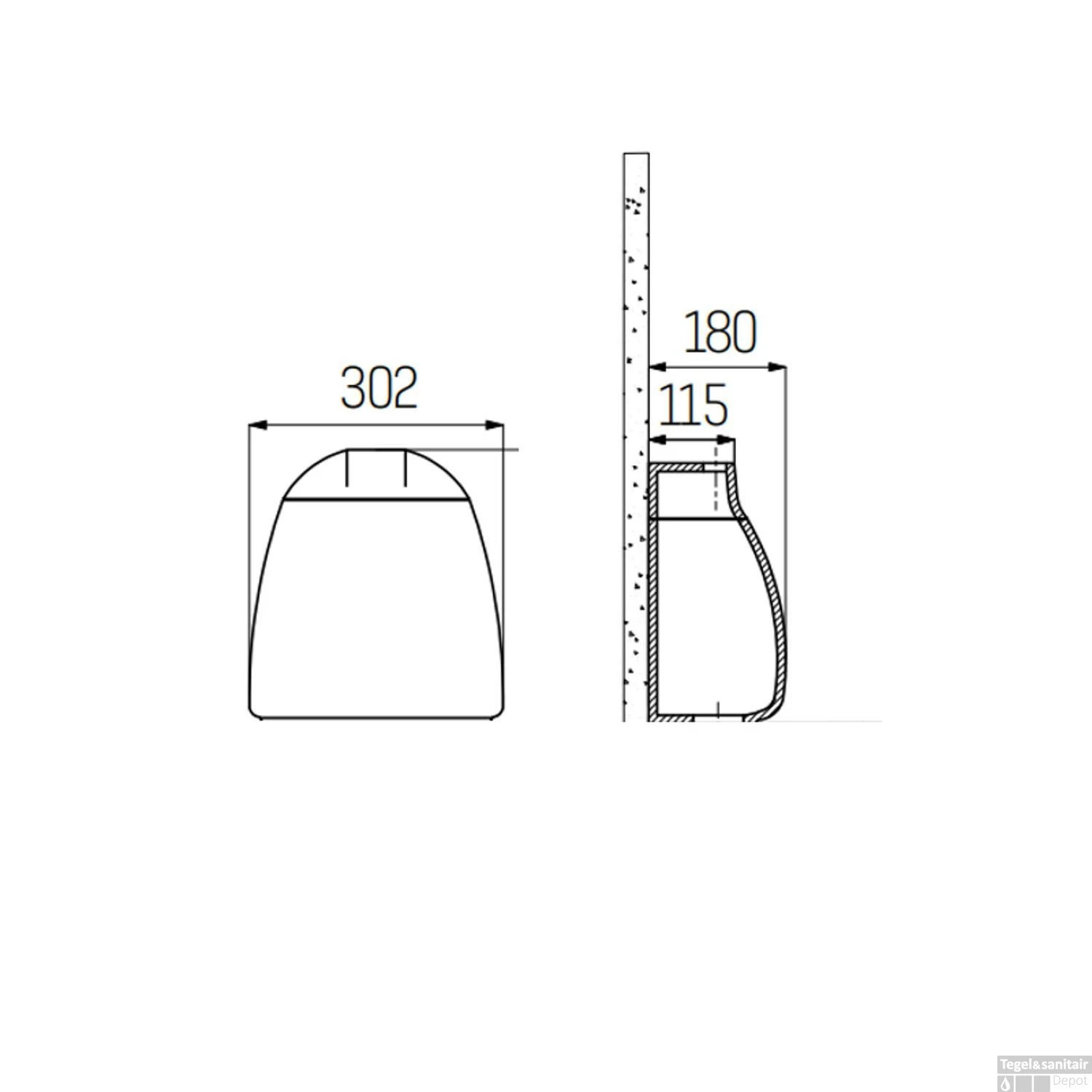 Reservoir Kindertoilet Boss & Wessing Flower Keramiek 2 Reservoir Kindertoilet Boss & Wessing Flower Keramiek - Afbeelding 2
