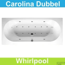 Ligbad Riho Carolina 190 X 80 Cm Whirlpool Dubbel Systeem
