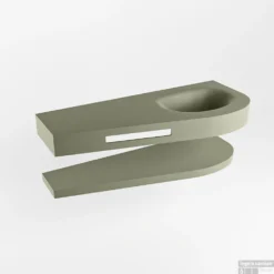 MONDIAZ RIVA 120cm Wastafel Met Planchet Kleur Army. Wastafel DULCET Rechts 1 Kraangaten Kleur Army. -Zalig Baden Verkoopwinkel riva planchet army dulcet army google 5 0009