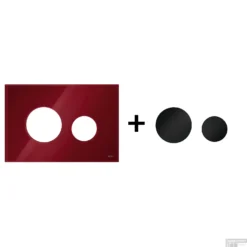 Drukplaat Front En Toetsen TECE Loop Voor WC-Bediening Glas Robijnrood 13 Drukplaat Front En Toetsen TECE Loop Voor WC-Bediening Glas Robijnrood -Zalig Baden Verkoopwinkel robijnrood zwart