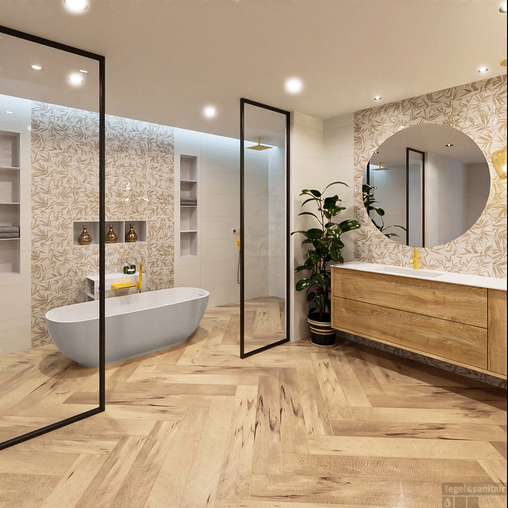 ROCK Vrijstaand Bad 170x70cm Kleur Linen / Talc 2 ROCK Vrijstaand Bad 170x70cm Kleur Linen / Talc - Afbeelding 2