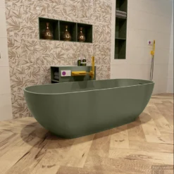 ROCK Vrijstaand Bad 170x70cm Kleur Army / Army -Zalig Baden Verkoopwinkel rock 3 00023