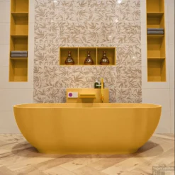 ROCK Vrijstaand Bad 170x70cm Kleur Ocher / Ocher -Zalig Baden Verkoopwinkel rock 4 00027