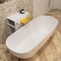 ROCK Vrijstaand Bad 170x70cm Kleur Talc / Talc -Zalig Baden Verkoopwinkel rock 5 00002