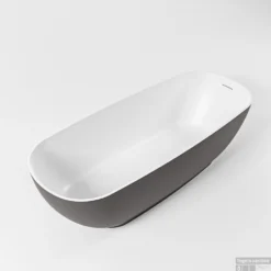 ROCK Vrijstaand Bad 170x70cm Kleur Dark Grey / Talc