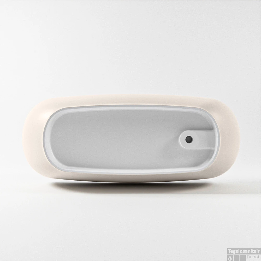 ROCK Vrijstaand Bad 170x70cm Kleur Linen / Talc 9 ROCK Vrijstaand Bad 170x70cm Kleur Linen / Talc - Afbeelding 9