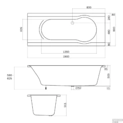 Sealskin Ligbad Senso Slimfit 190x80 Cm Wit -Zalig Baden Verkoopwinkel sealskin ligbad senso slimfit 190x80 cm wit tech