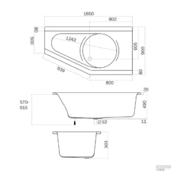 Sealskin Ligbad Senso Slimfit Compact R 165x90 Cm Wit -Zalig Baden Verkoopwinkel sealskin ligbad senso slimfit compact r 165x90 cm wit tech