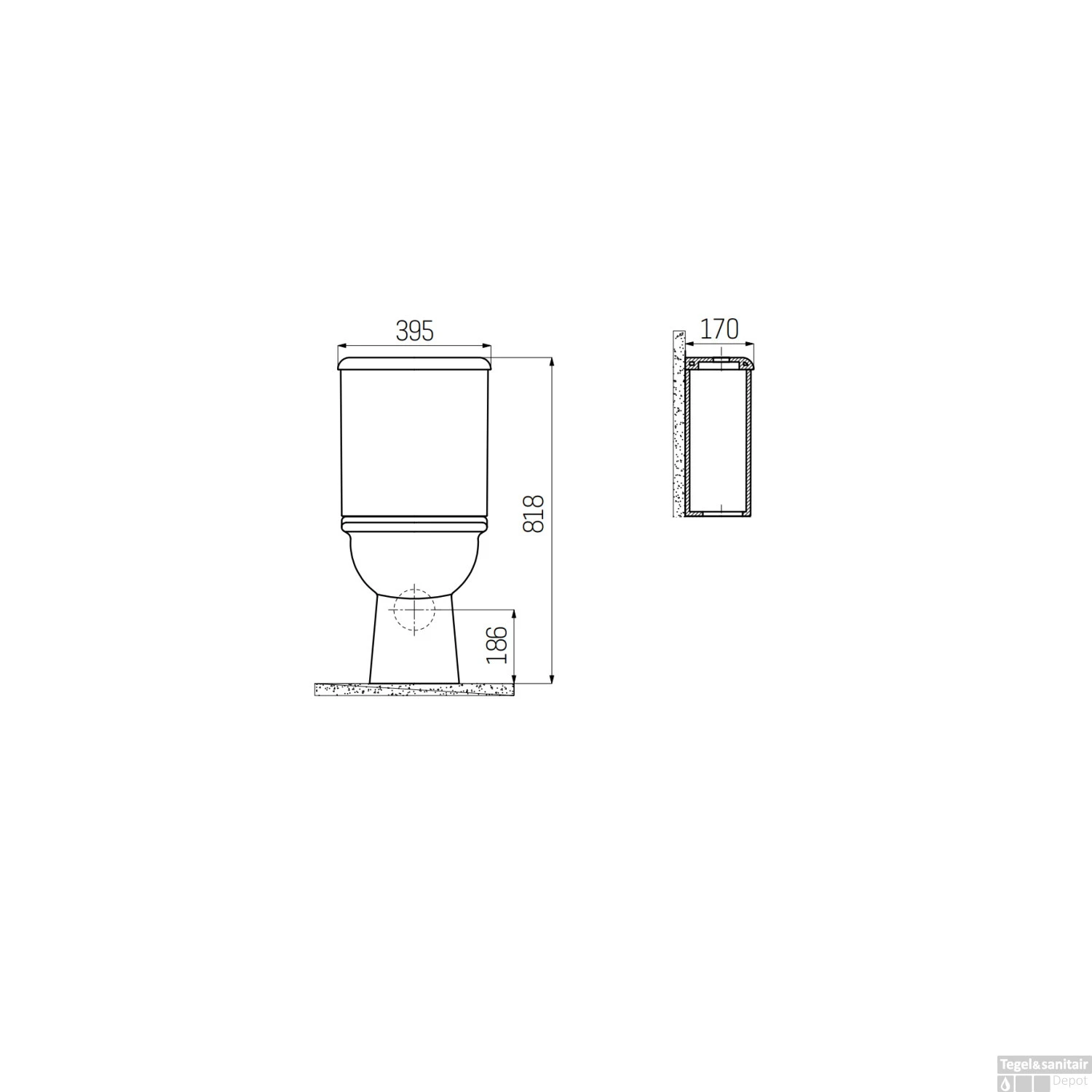 Toiletreservoir Boss & Wessing Selin Wit 2 Toiletreservoir Boss & Wessing Selin Wit - Afbeelding 2